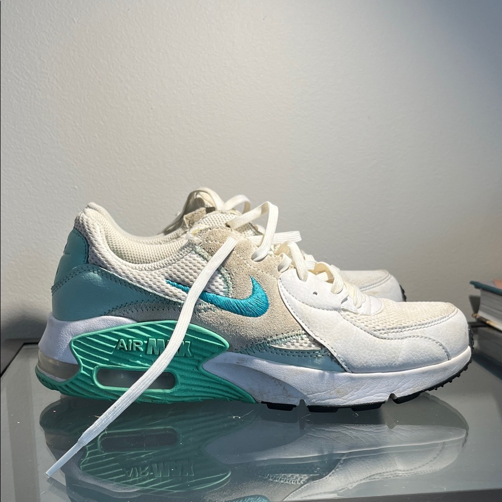 Nike Kids Sneakers - White and Teal